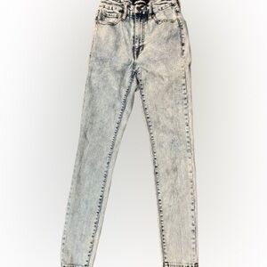 Aero Super High Rise Curvy Jegging Acid Washed High-Waisted Women's Jeans Size 0